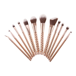 Beauty Creations Набор из 12 кистей Golden Bronze Brush Set