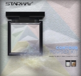 Ультрамягкий хайлайтер STARWAY Ultra Soft Contour Powder Kit №12401