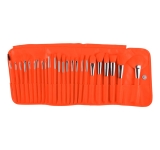 Набор из 24 кистей Neon Orange Brush Set